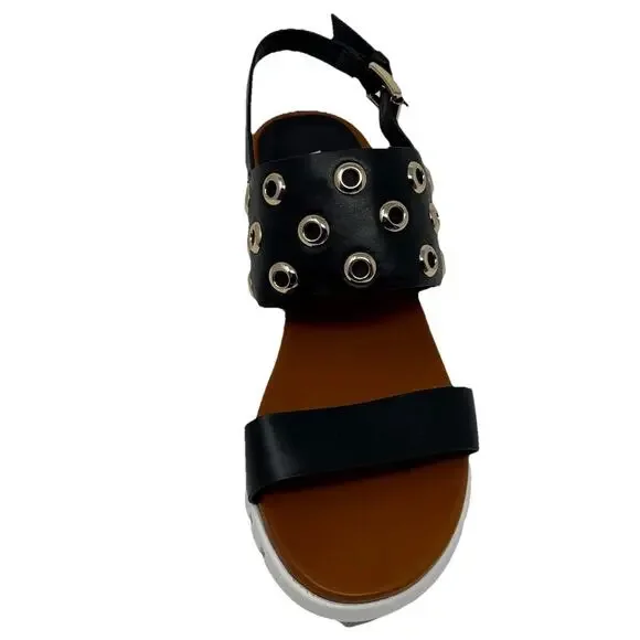 Vaneli black sandals shoes 7.5 - Picture 2 of 4